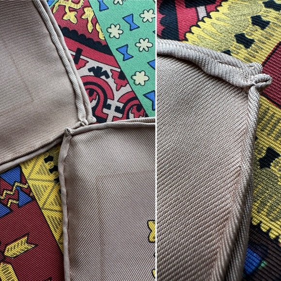 ❣️Hermès BRINS D’OR 100 % Silk Scarf 90 x 90 cm-authentic - Picture 11 of 16